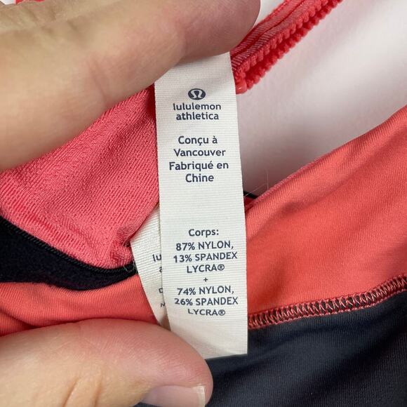 Lululemon Luxtreme Ruched Front Happy Heat Tank - Size 8 - Picture 8 of 8